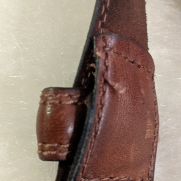 Dockers brown leather belt. Made in USA. - Picture 3 of 3
